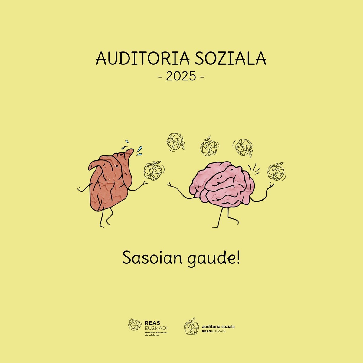 REAS Euskadiren 2025eko Gizarte Auditoriaren txostenaren azala
